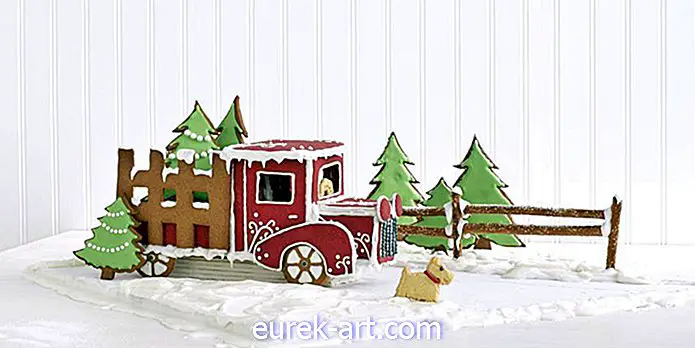 Készítse el ezt az aranyos mézeskalács-teherautót karácsonyra