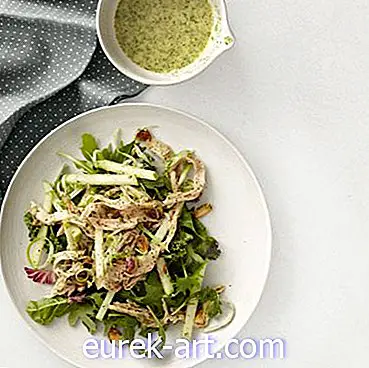 Nane Soslu Hindi ve Yeşil Elma Salatası