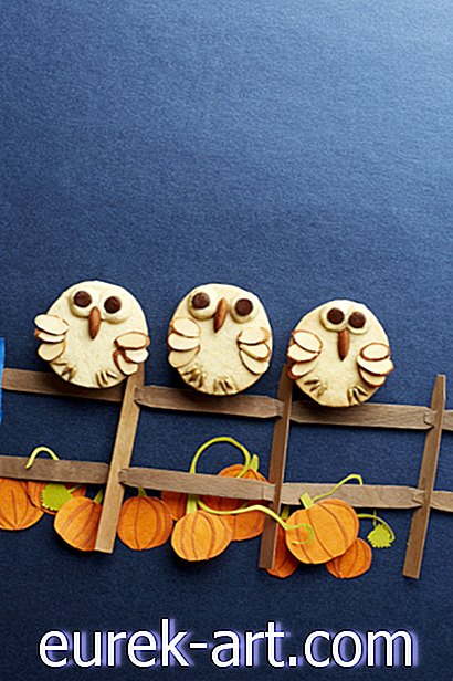 Almond Shortbread Owls