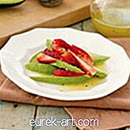 mat drinkar - Avokado och jordgubbar med honungsvinaigrette