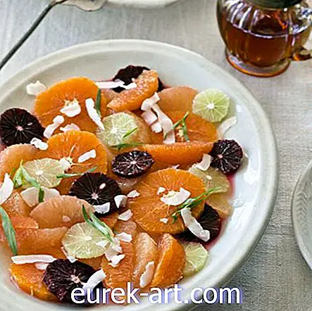 eten en drinken - Esdoorn-Citrus Salade Met Kokosnoot