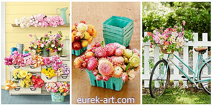 11 דרכים יפות לשימוש בקטעי וינטג 'לתצוגות פרחים
