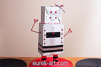 Como fazer uma caixa de dia dos namorados robô