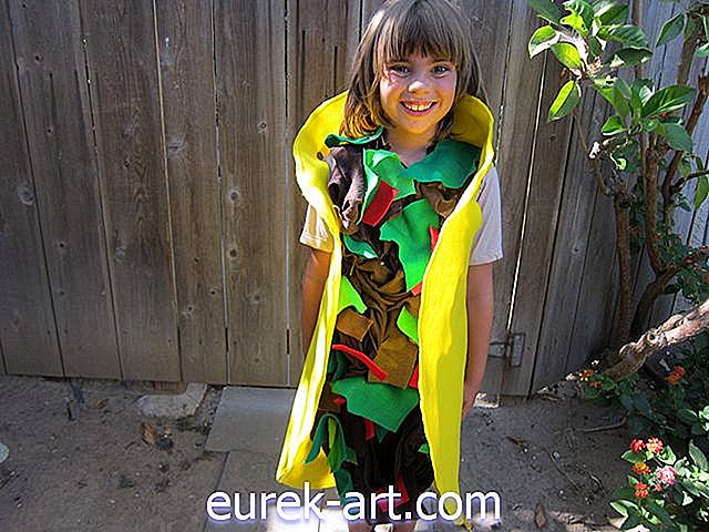 ünnepek és ünnepségek - Taco jelmez készítése gyerekeknek