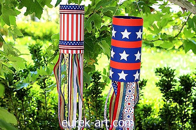 helligdage og fester - Sådan fremstilles en patriotisk vindstrømpe