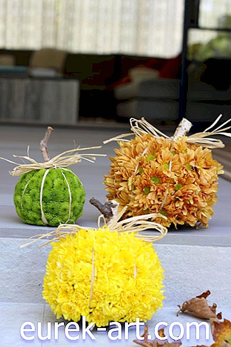 feriados e celebrações - Como criar arranjos florais em forma de abóbora sazonais