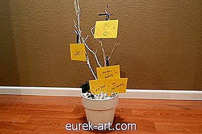 Como fazer uma árvore de cartão de presente