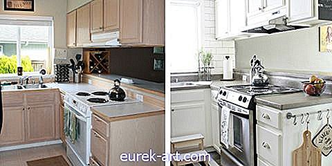 mājas pārvērtības - Pirms un pēc: DIY virtuves makeover