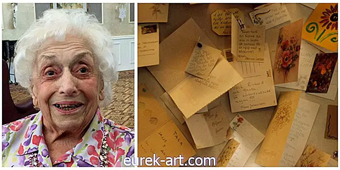 Al deze honderdjarige wil voor haar verjaardag is 101 kaarten