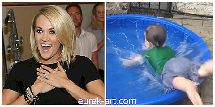 gyerekek és háziállatok - Nézze meg Carrie Underwood fiát, aki előadja a világ legkedveltebb Belly Flopját