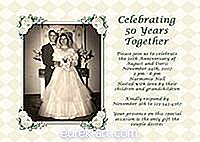 Foreldrenes 50-årsdag for bryllupsfest