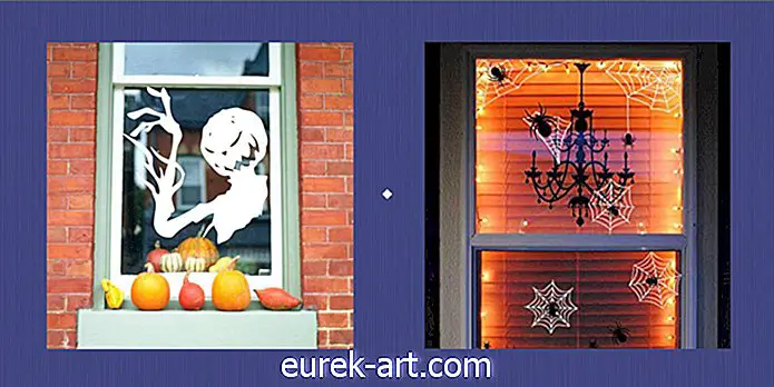 cumpărături - 27 Cele mai bune idei de decor pentru ferestre de Halloween pentru a vă transforma casa într-o casă bântuită