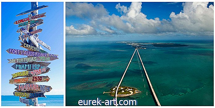 kelionė - 20 „Quirky Pit“ stotelių leidžiasi į kelionę iš Majamio į Key West