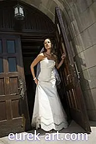 Techniken, um ein Hochzeitskleid länger zu machen